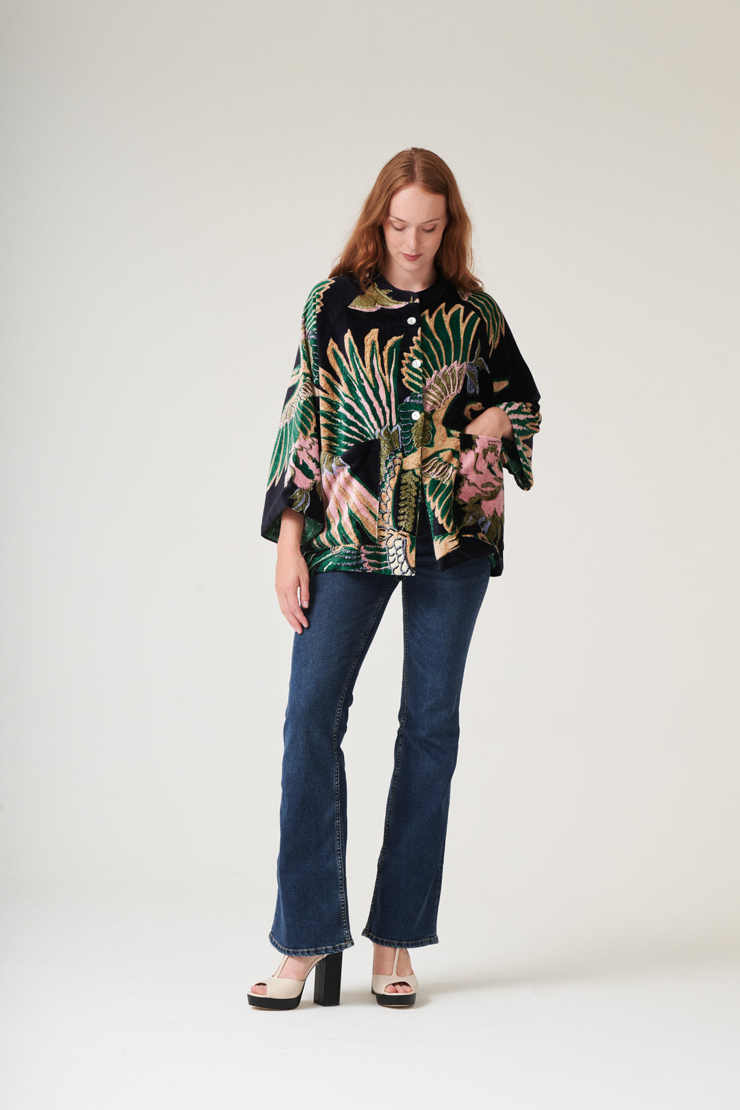 Crane Emerald Velvet Jacket