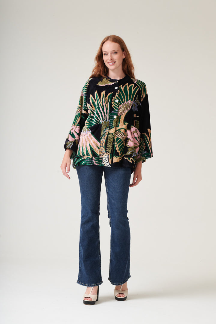 Crane Emerald Velvet Jacket
