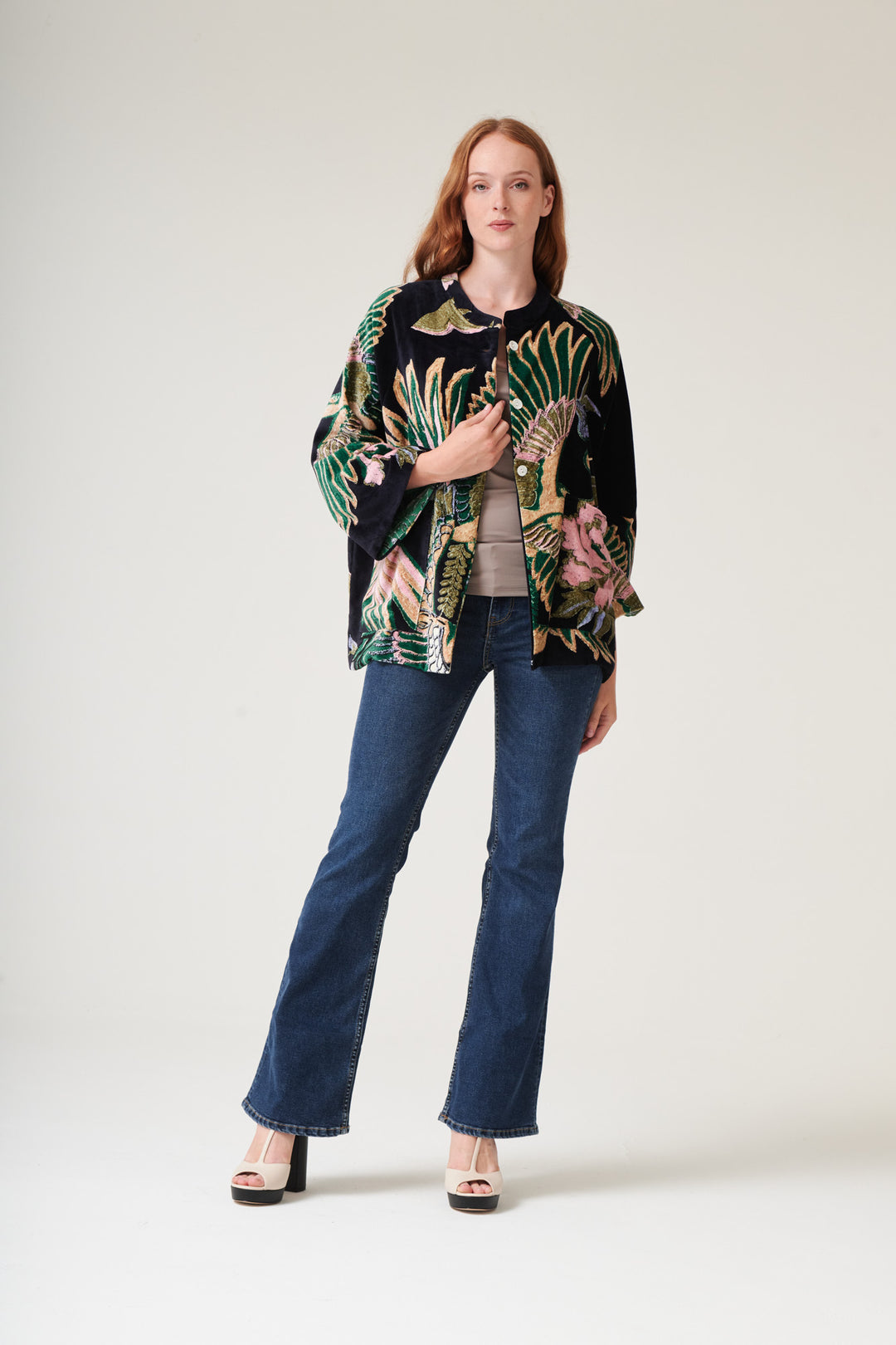Crane Emerald Velvet Jacket
