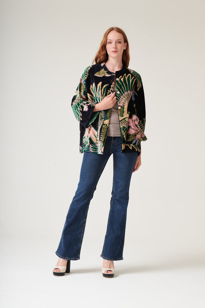 Crane Emerald Velvet Jacket