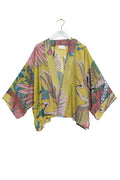 Crane Olive Kimono