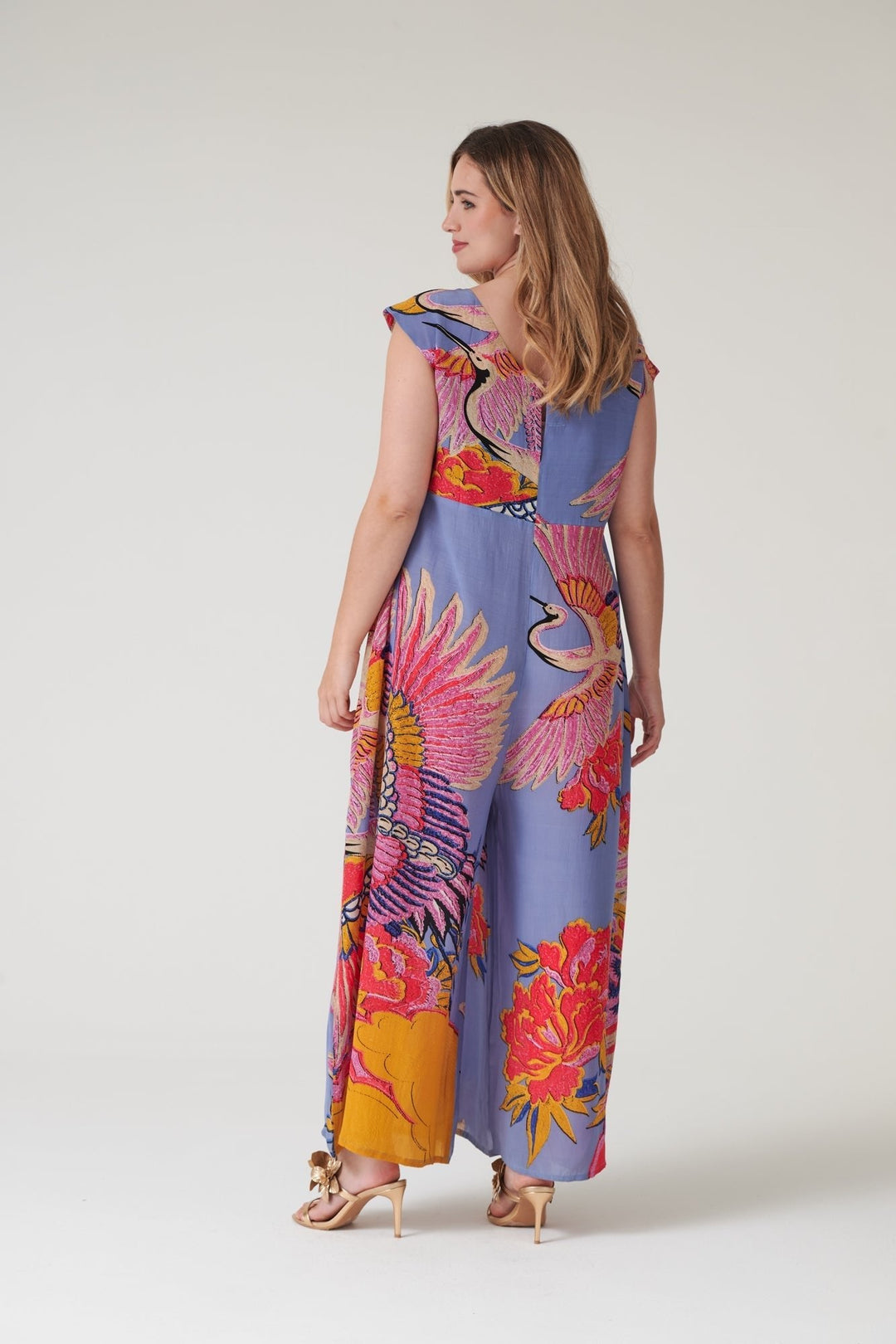 Crane Periwinkle Jumpsuit - One Hundred Stars