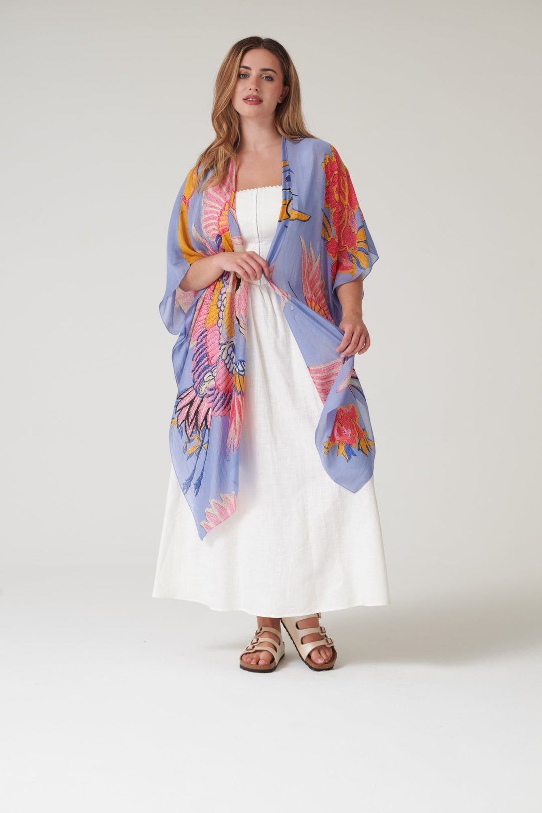 Crane Periwinkle Throwover - One Hundred Stars