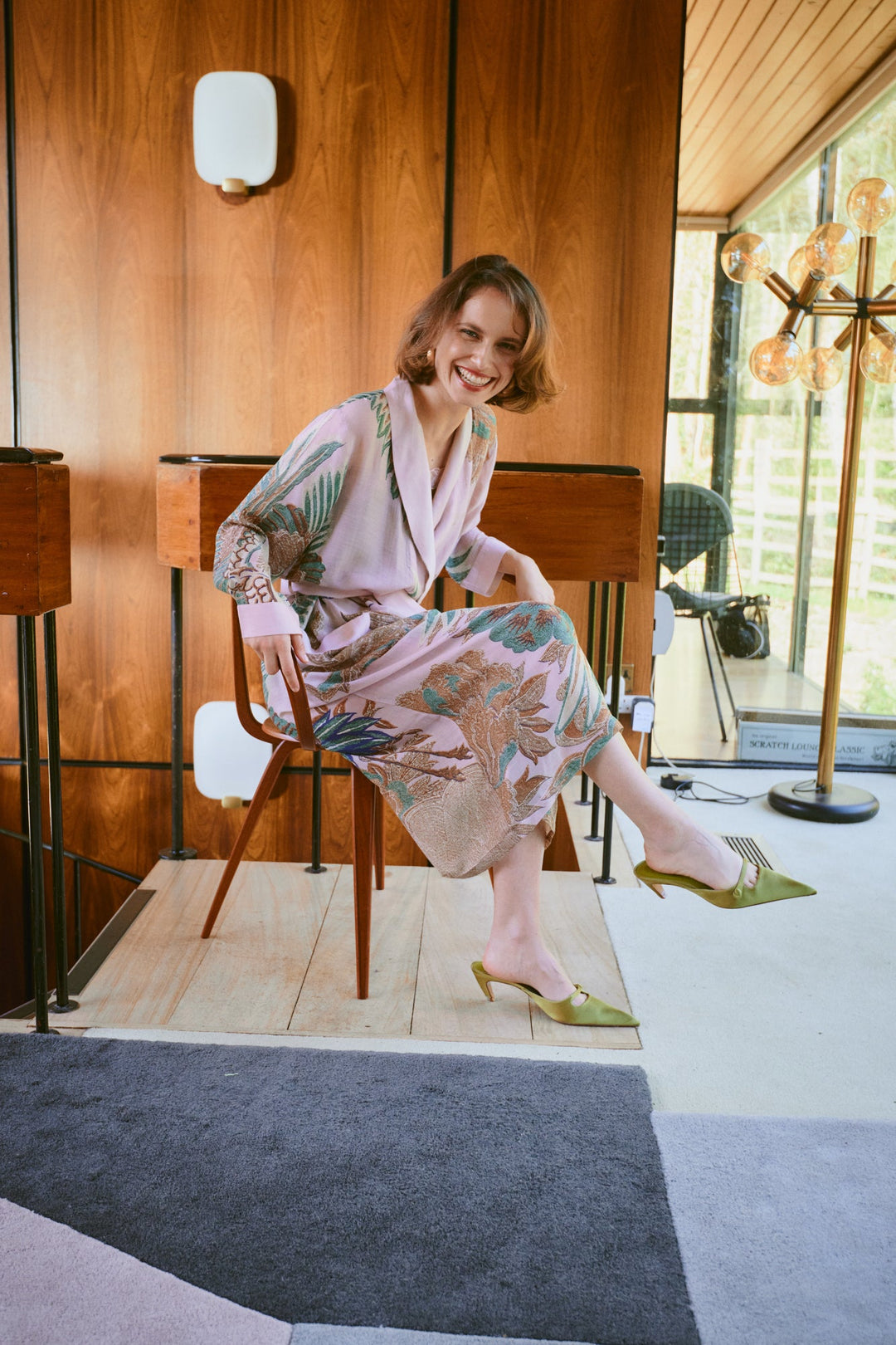 Crane Plaster Pink Gown