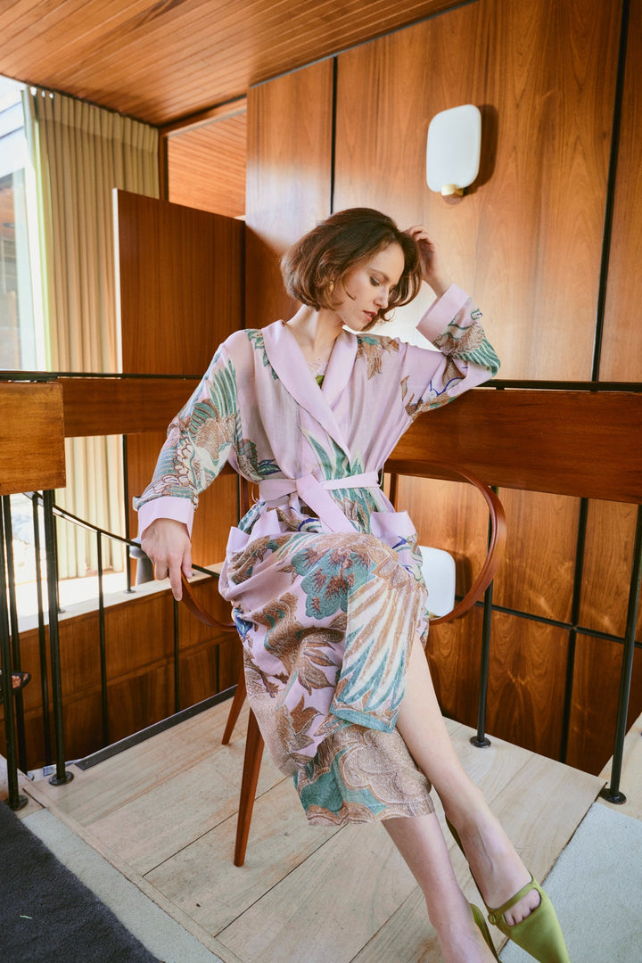 Crane Plaster Pink Gown