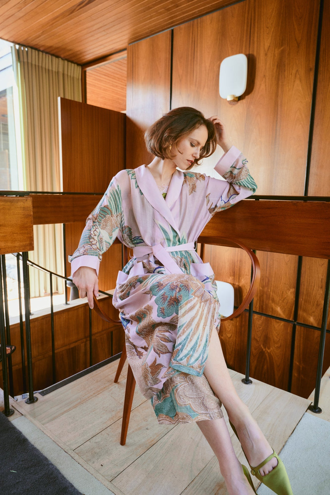 Crane Plaster Pink Gown