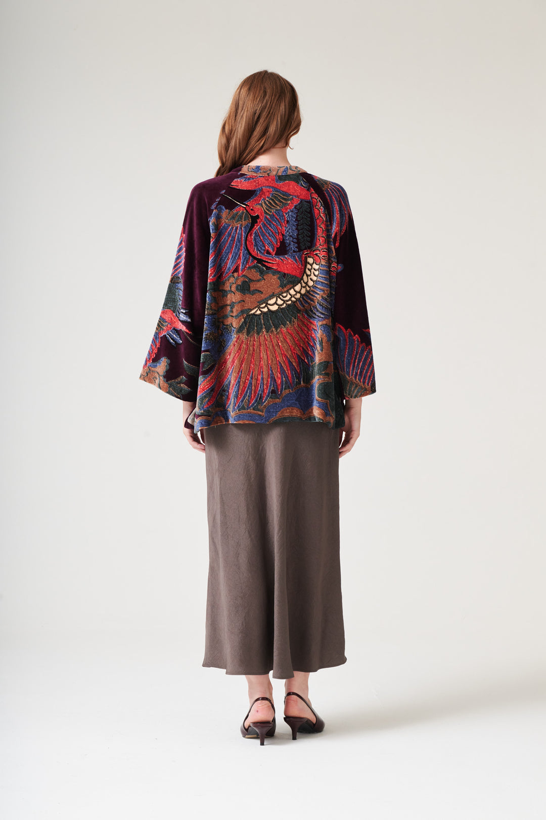 Crane Plum Velvet Jacket