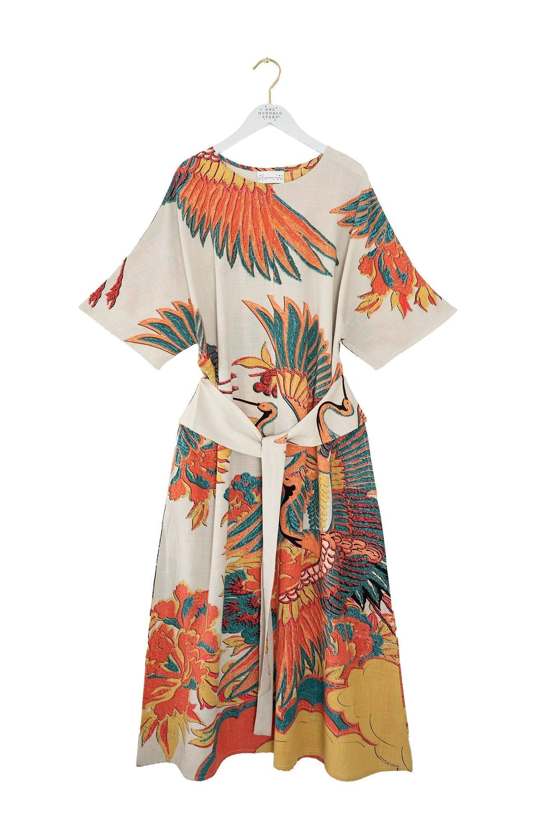 Crane Stone Obi Dress - One Hundred Stars