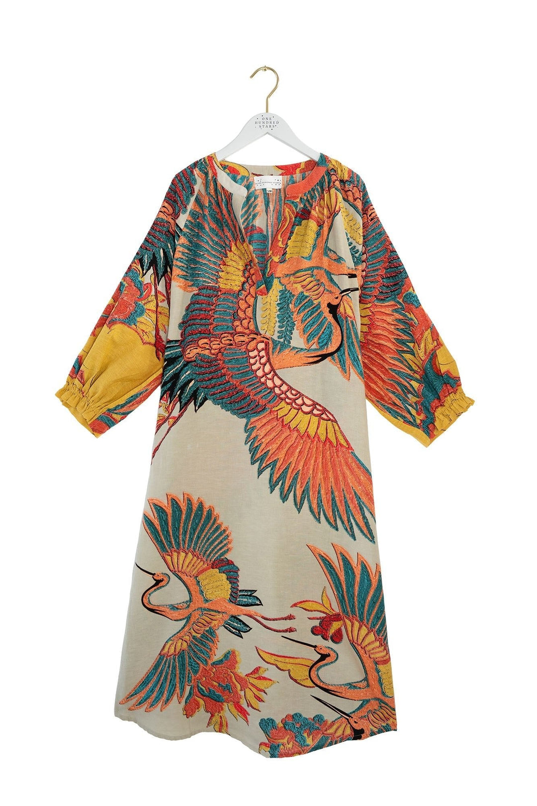 Crane Stone Raglan Dress - One Hundred Stars