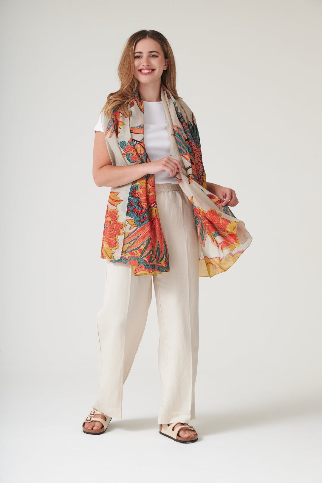 Crane Stone Scarf - One Hundred Stars