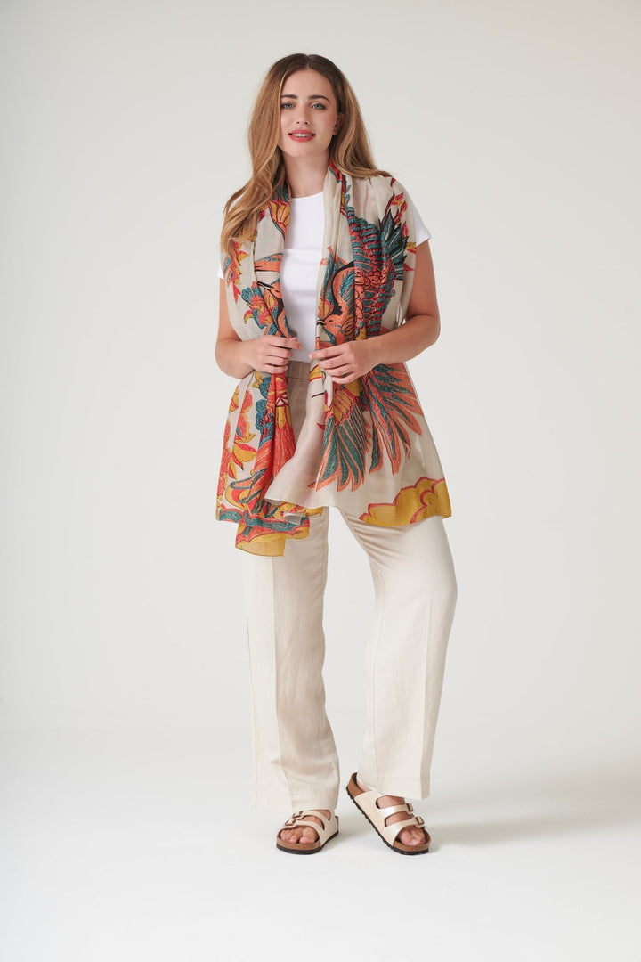 Crane Stone Scarf - One Hundred Stars