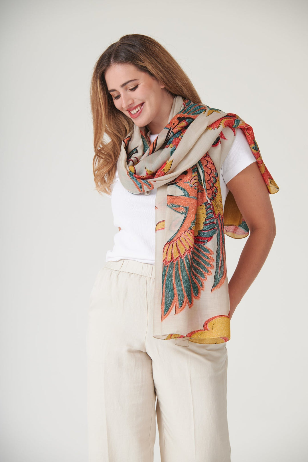 Crane Stone Scarf - One Hundred Stars