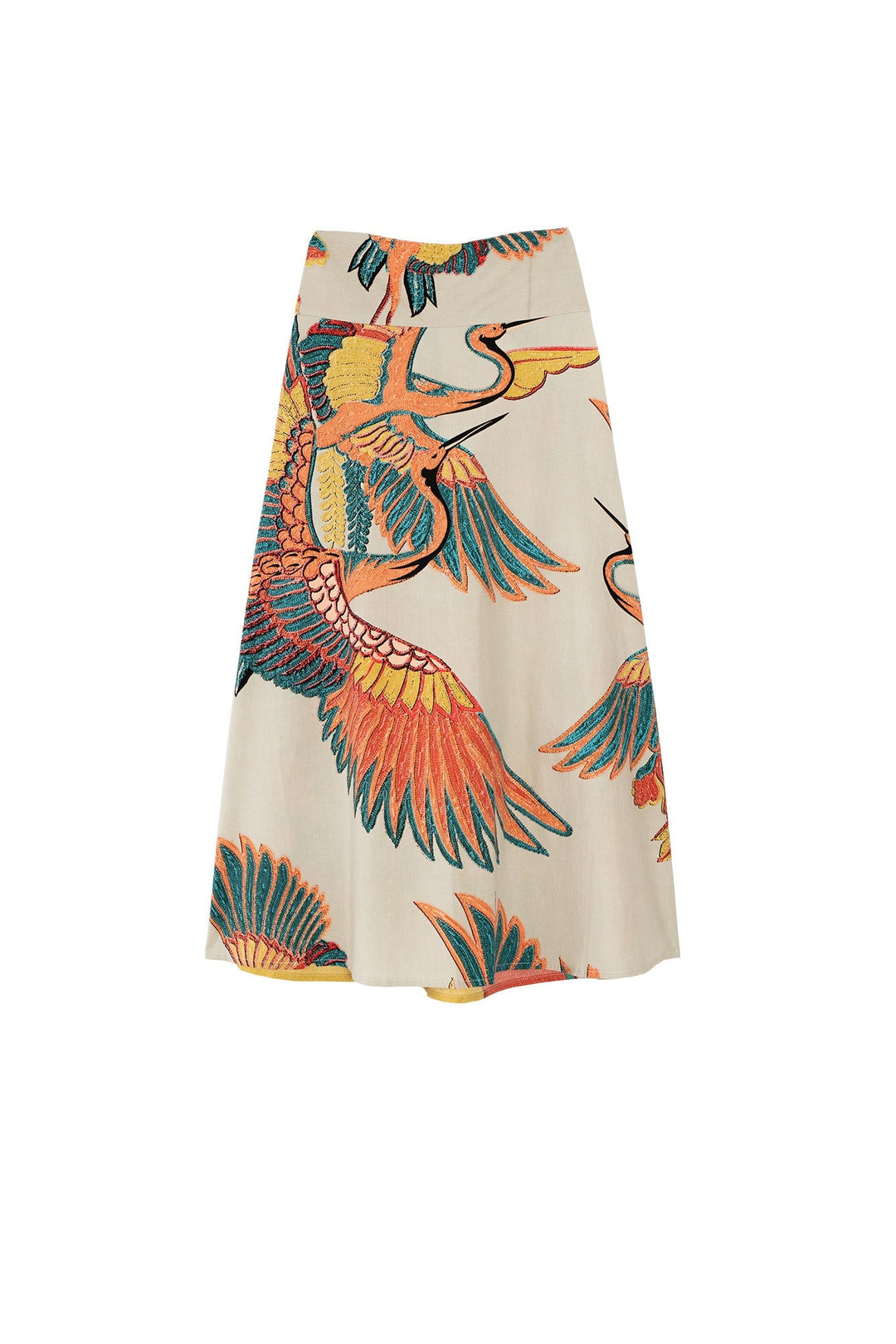 Crane Stone A - line Maxi Skirt - One Hundred Stars