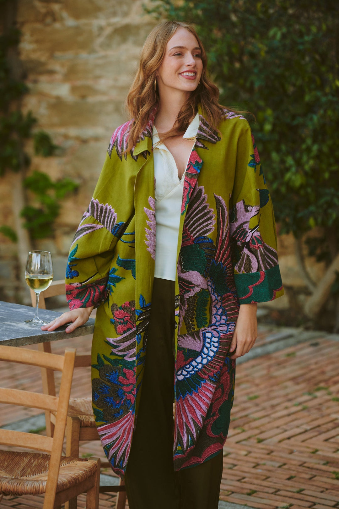 Crane Olive Artisan Coat - One Hundred Stars