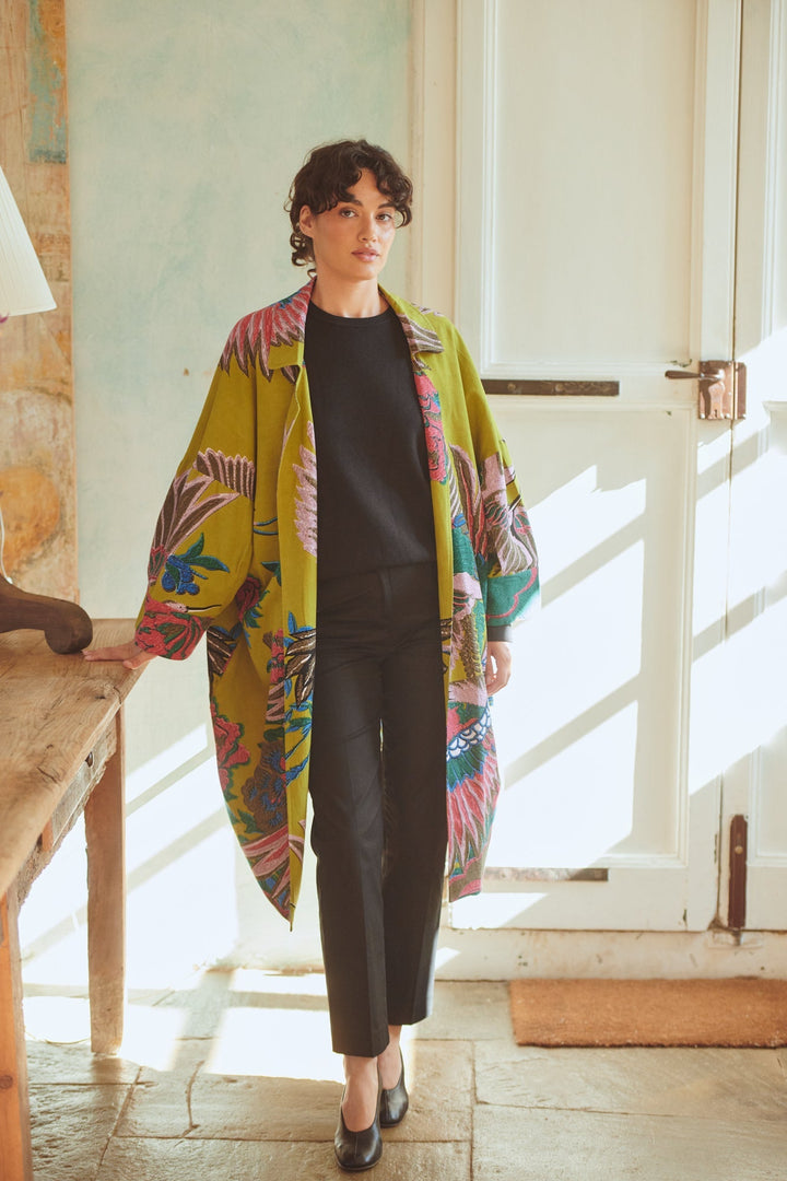 Crane Olive Artisan Coat - One Hundred Stars