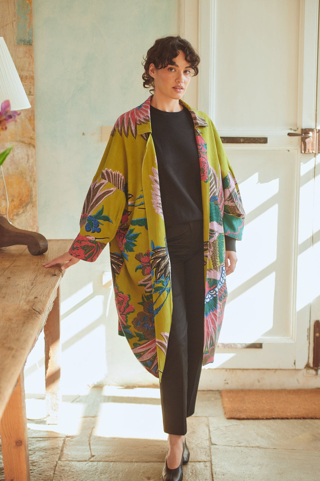 Crane Olive Artisan Coat - One Hundred Stars