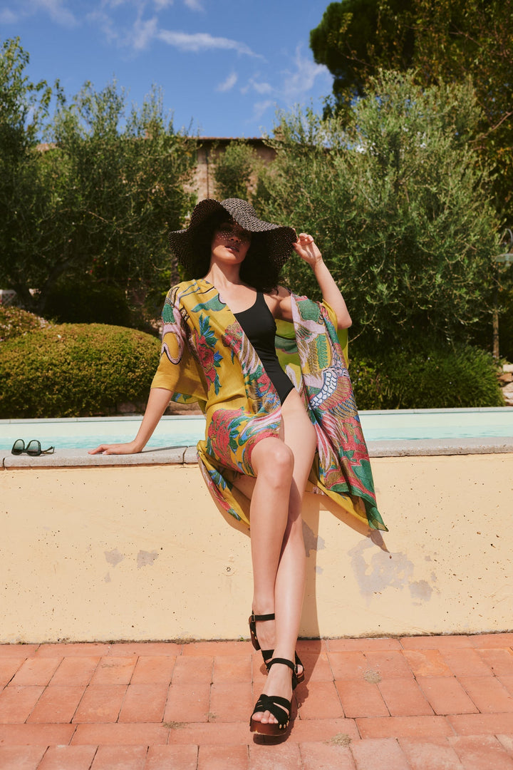 Crane Olive Throwover