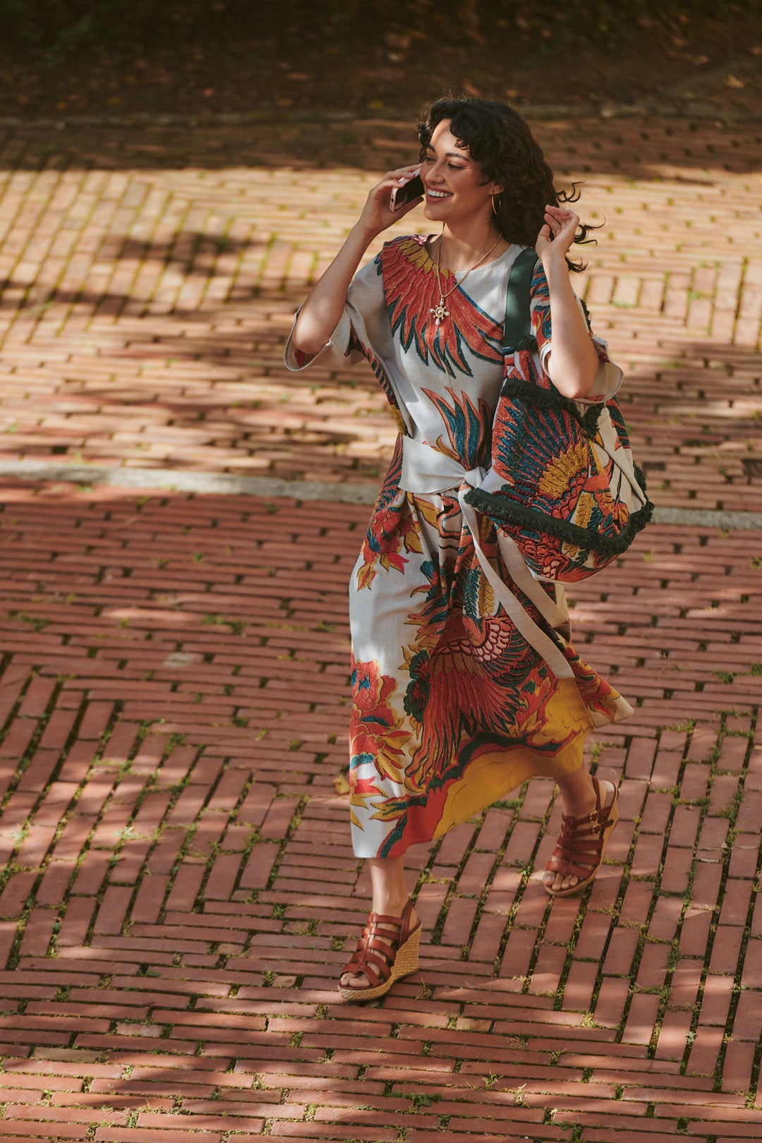 Crane Stone Obi Dress - One Hundred Stars