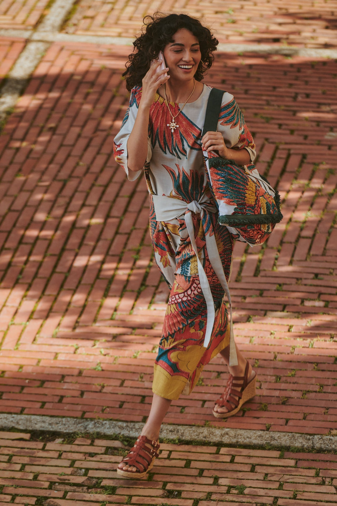 Crane Stone Obi Dress - One Hundred Stars