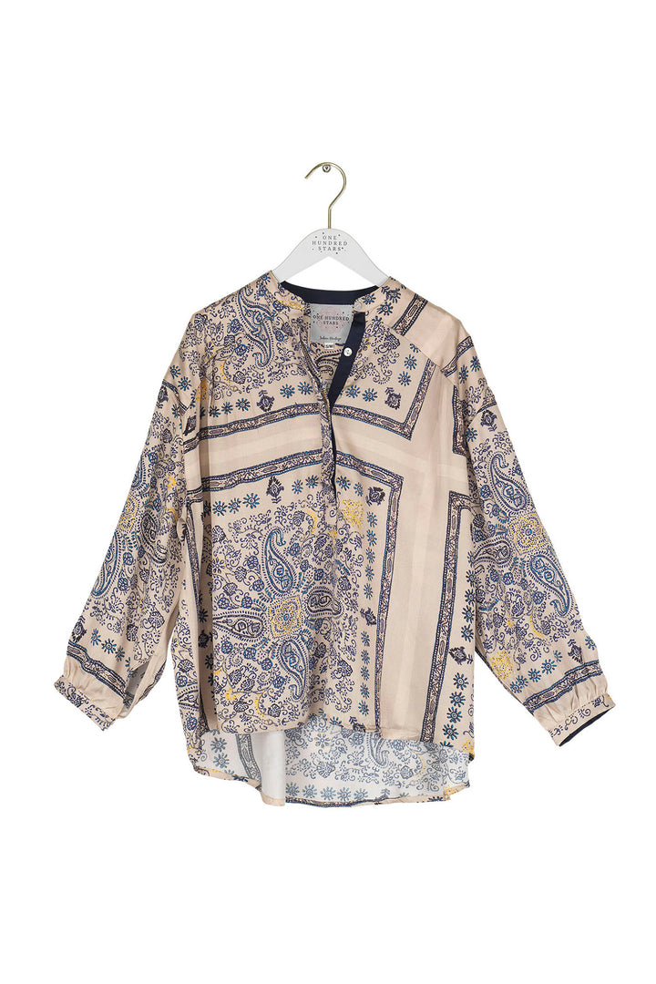 Mehndi Blue Darcy Shirt
