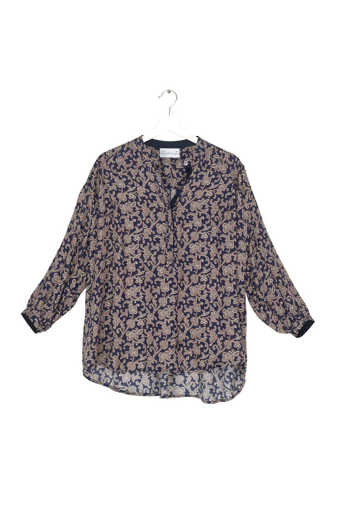 Floral Paisley Blue Darcy Shirt