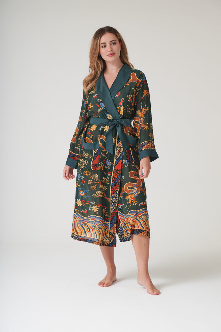 Dragon Green Gown