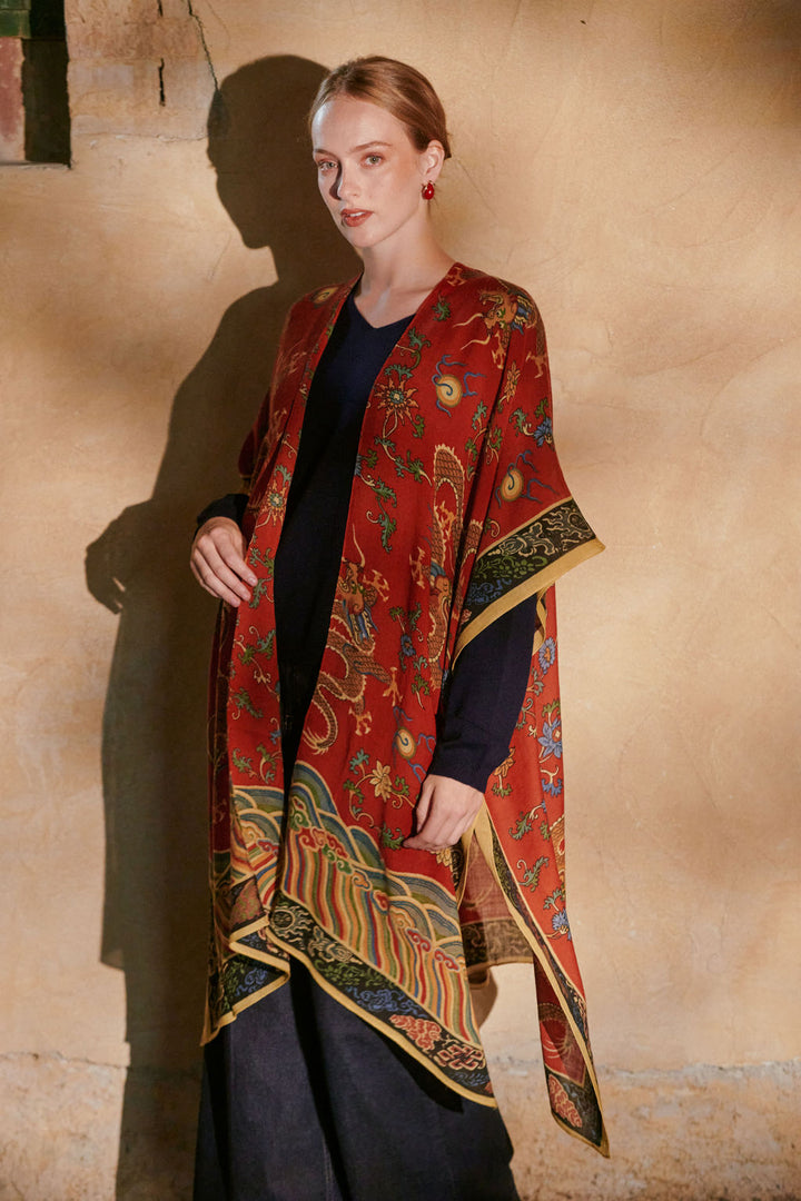 Dragon Rust Wool Throwover