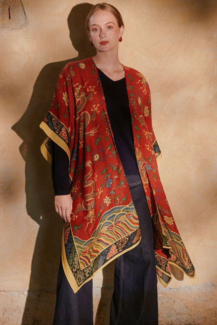 Dragon Rust Wool Throwover