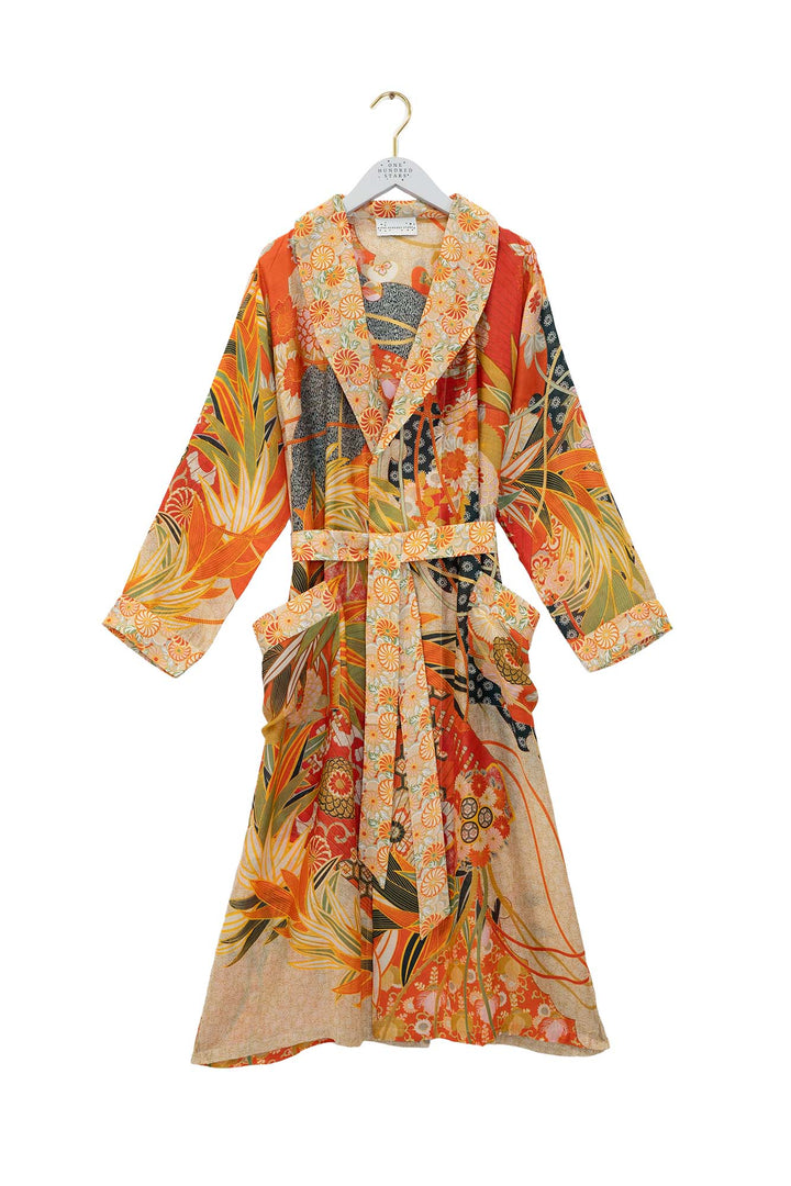 Fans Scarlet Gown
