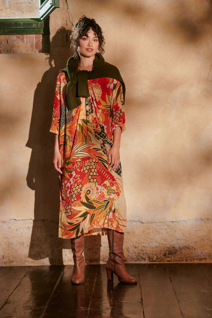 Fans Scarlet Midi Dress