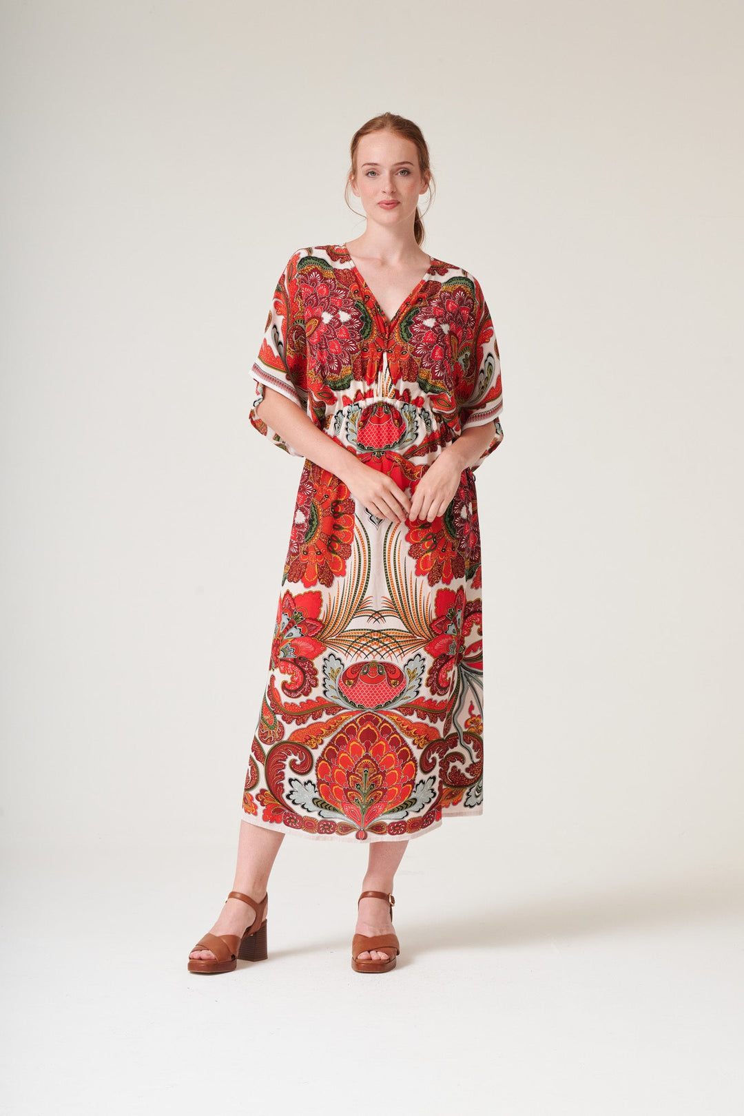 Fiesta Orange String Dress