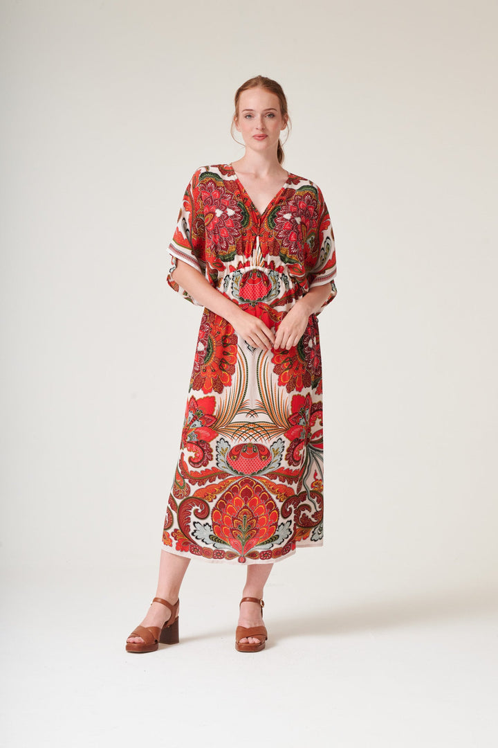 Fiesta Orange String Dress