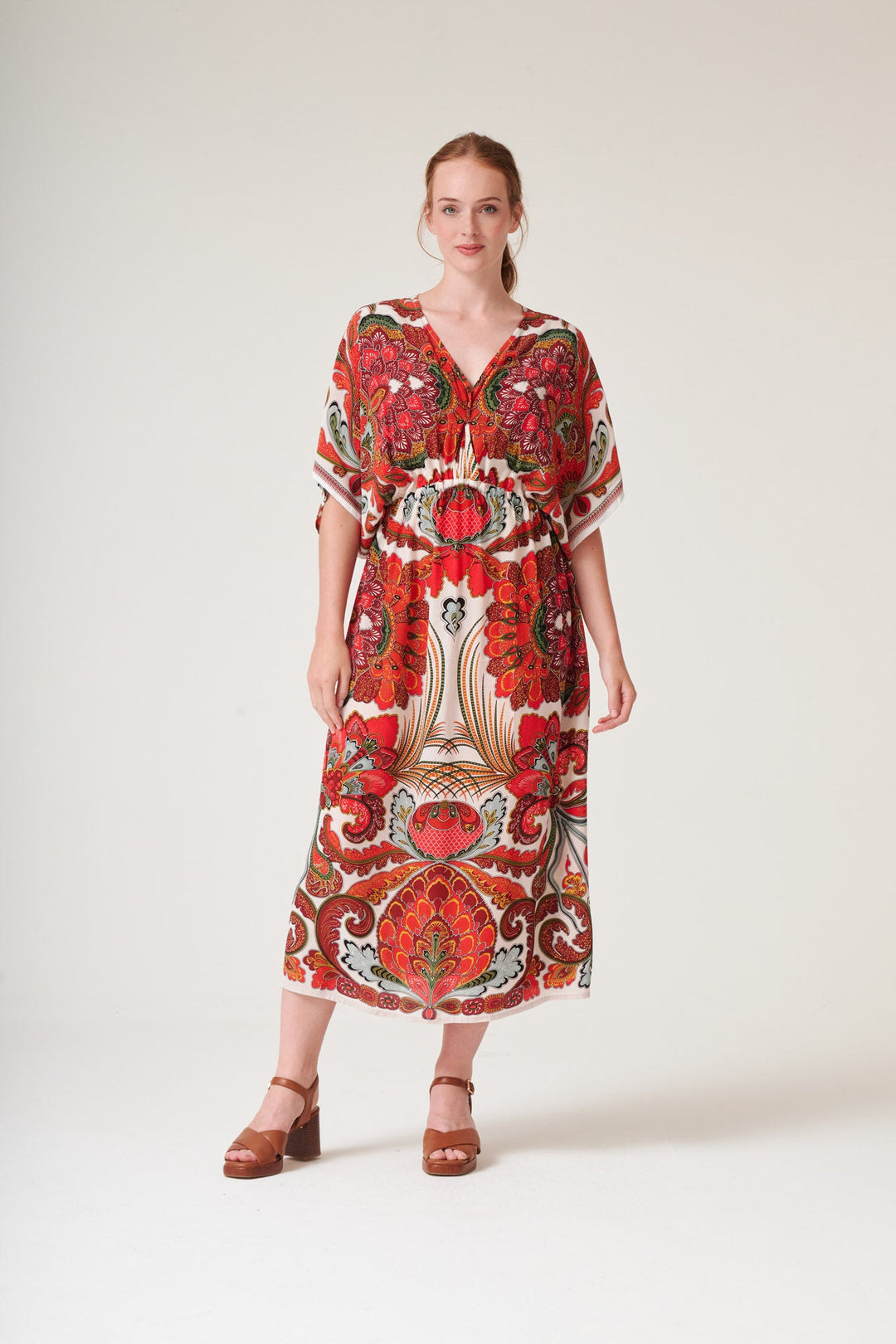 Fiesta Orange String Dress