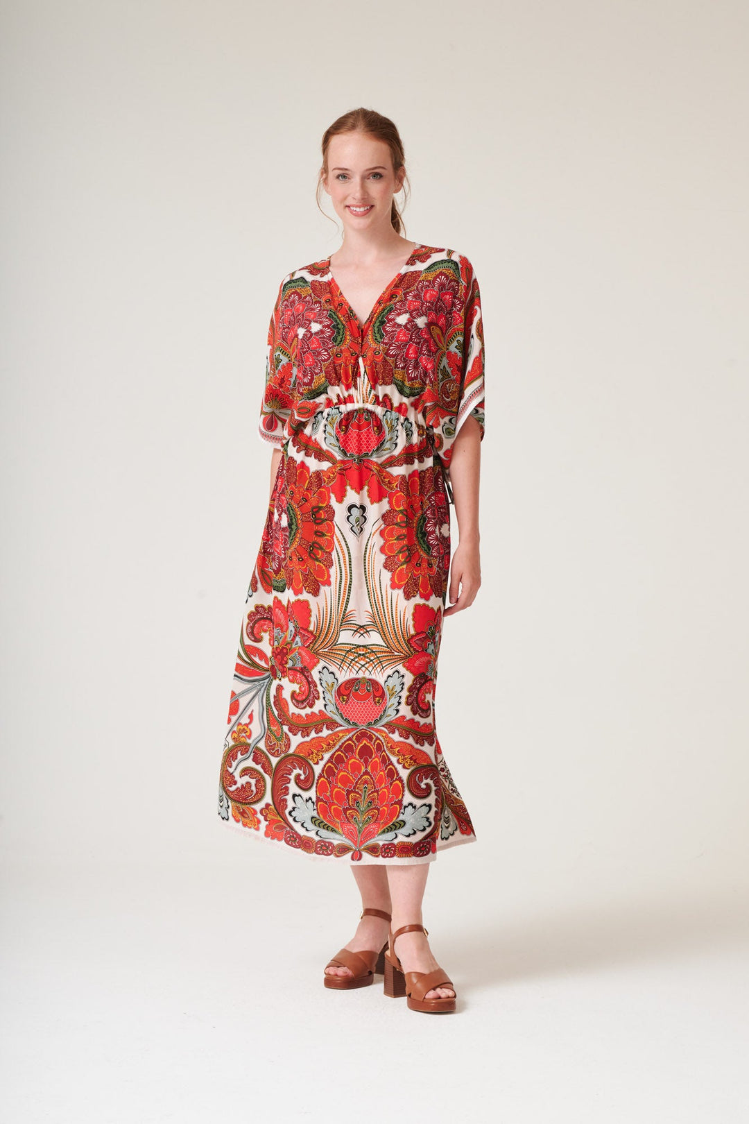 Fiesta Orange String Dress