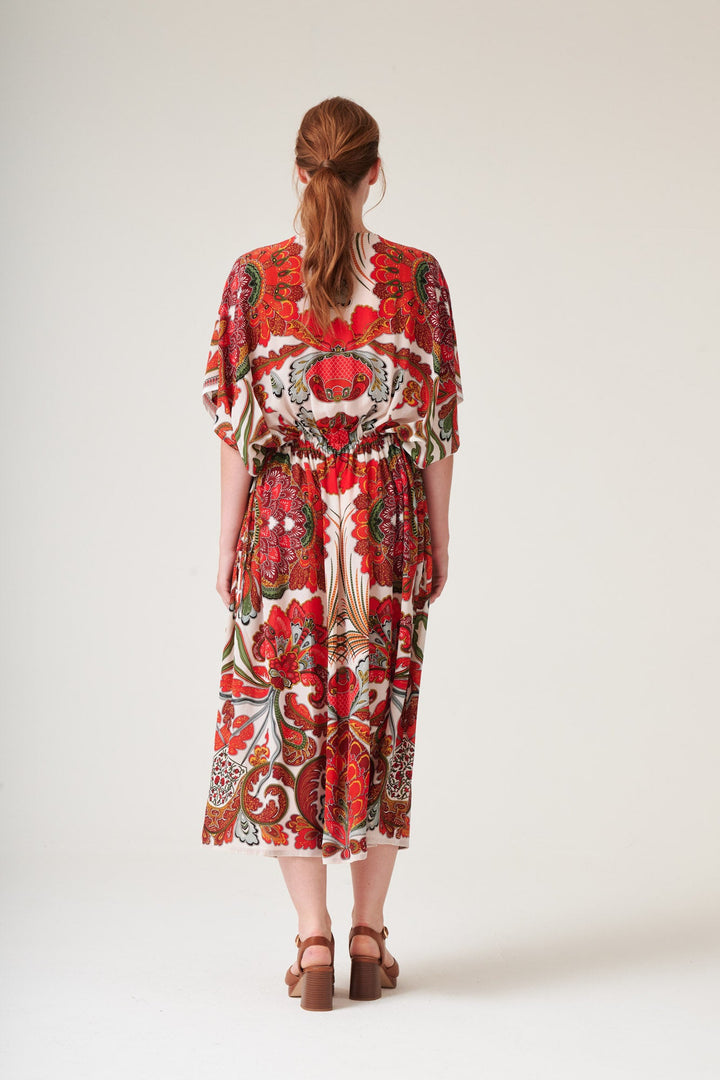 Fiesta Orange String Dress