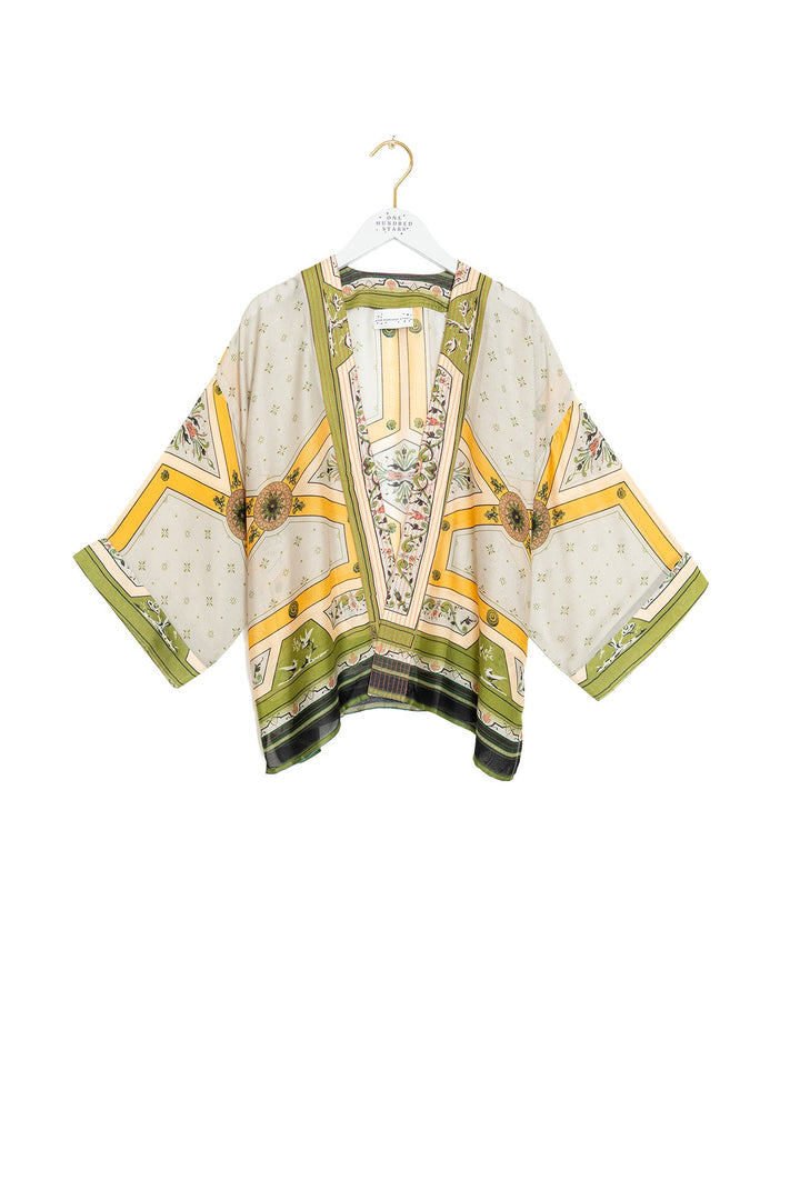 Fleur De Lys Gold Kimono