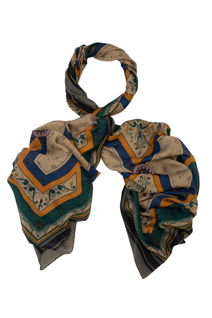Fleur De Lys Sand Scarf