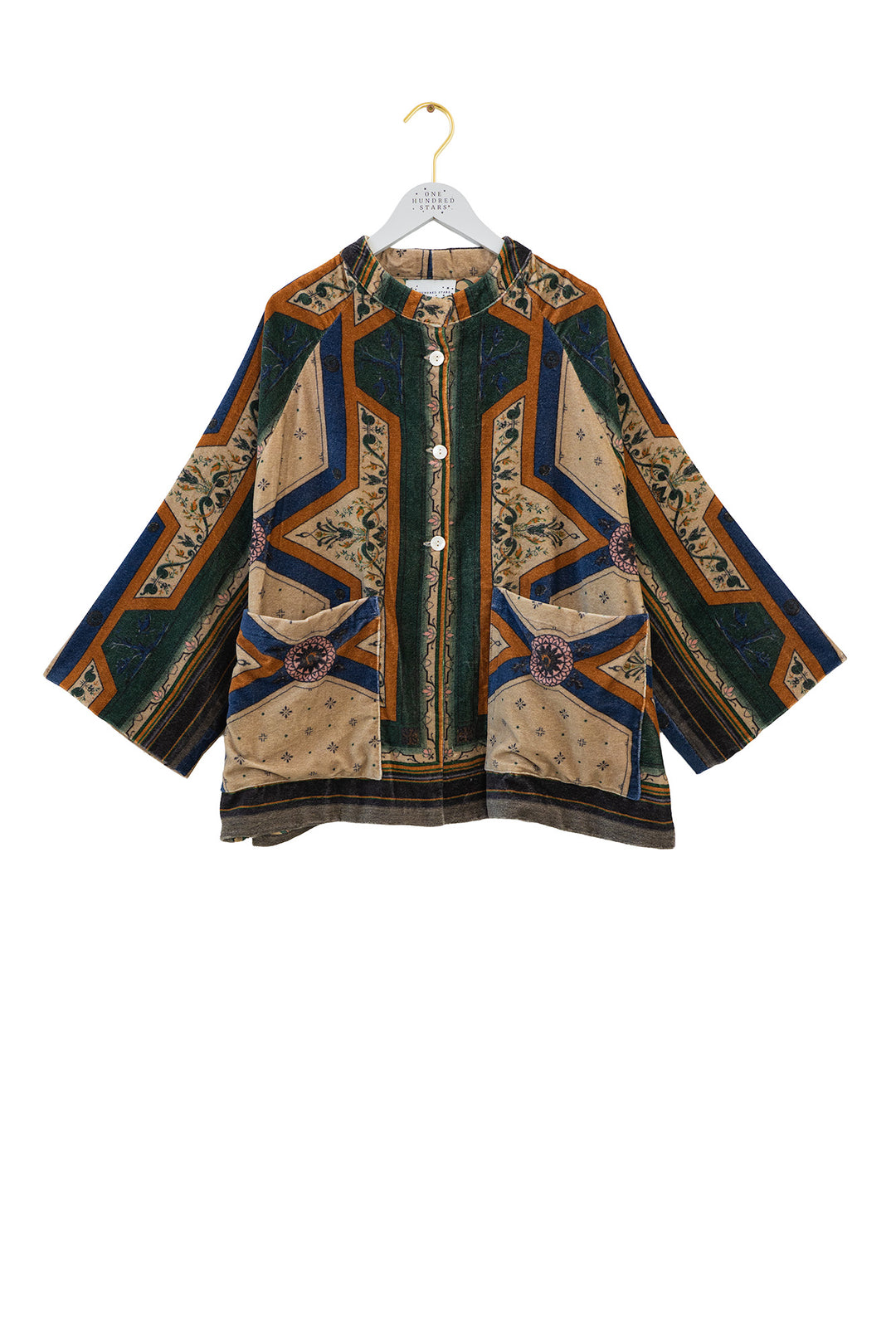 Fleur De Lys Sand Velvet Jacket