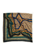 Fleur De Lys Sand Square Wool Scarf