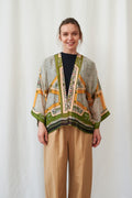 Fleur De Lys Gold Kimono