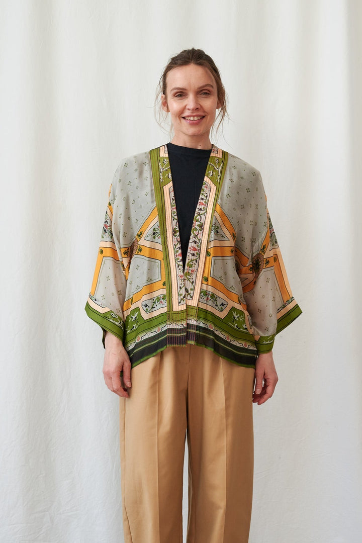Fleur De Lys Gold Kimono