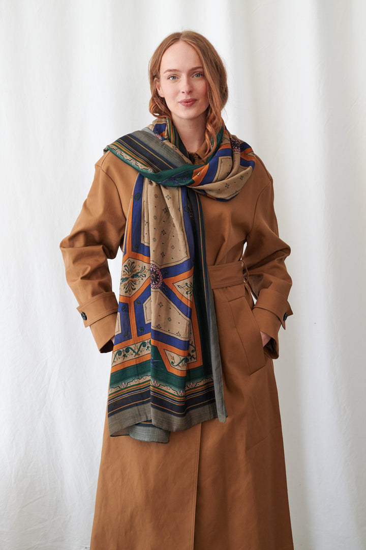Fleur De Lys Sand Scarf