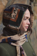 Fleur De Lys Sand Velvet Hood