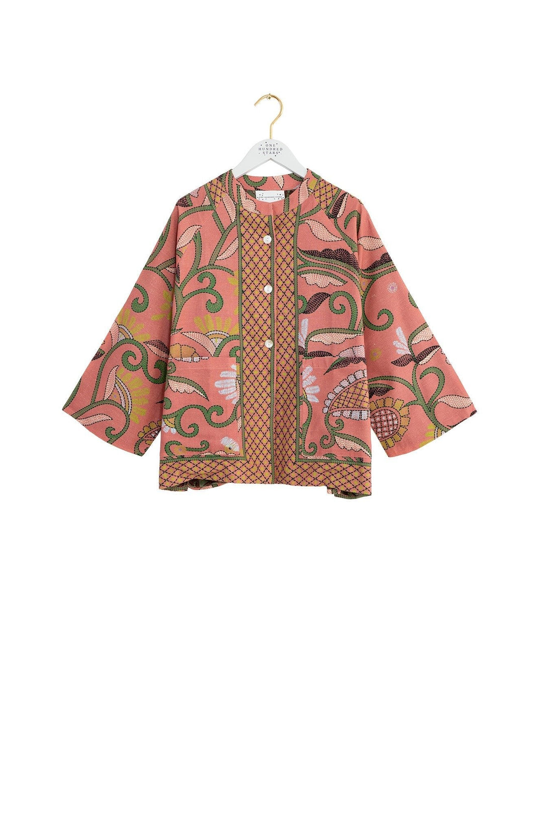 Giant Kantha Dusk Summer Jacket - One Hundred Stars