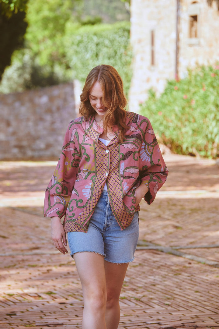 Giant Kantha Dusk Summer Jacket - One Hundred Stars