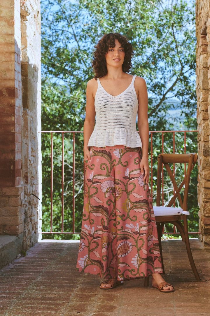 Giant Kantha Dusk Palazzo Pants - One Hundred Stars