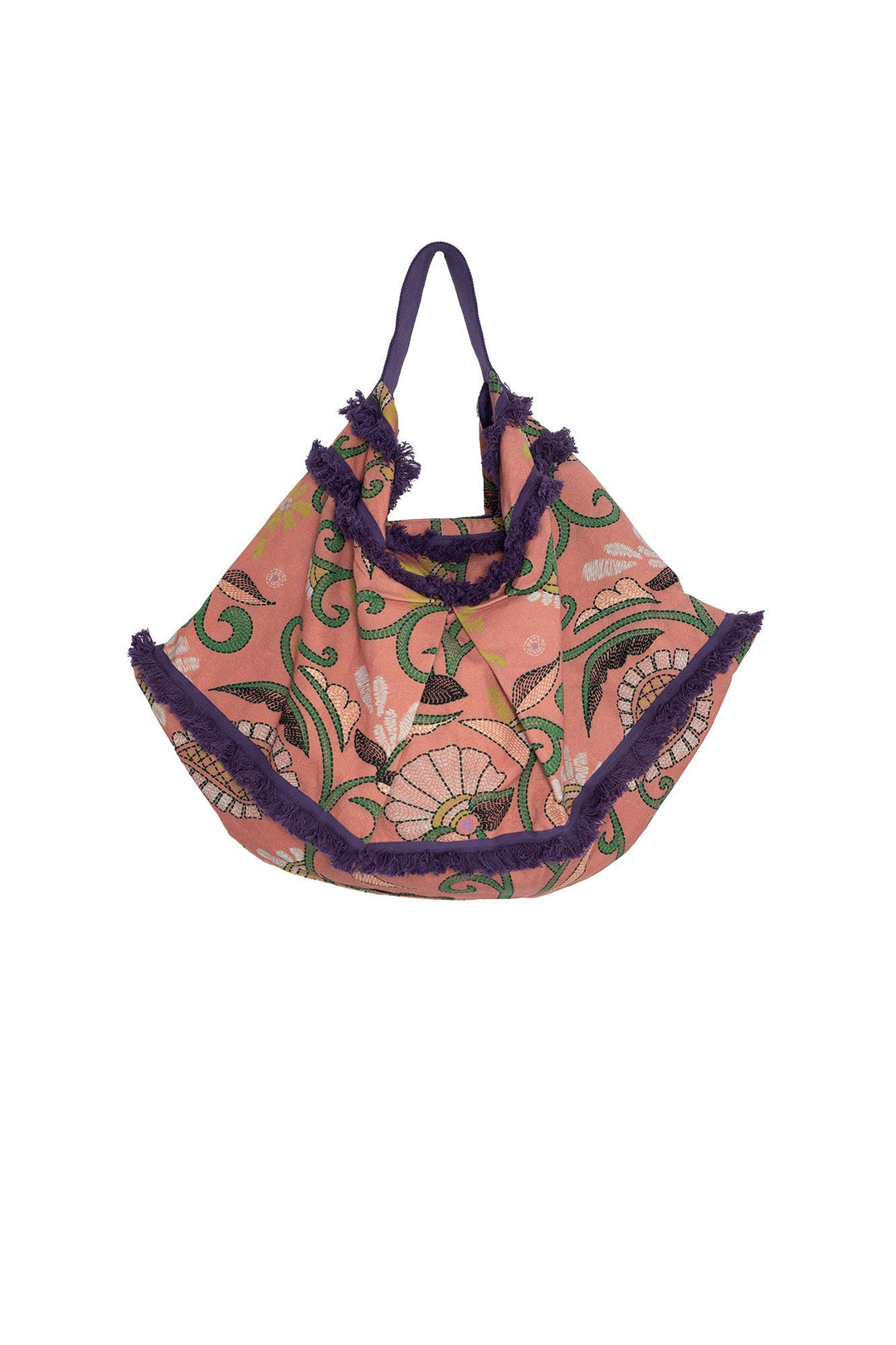Giant Kantha Dusk Slouch Bag - One Hundred Stars