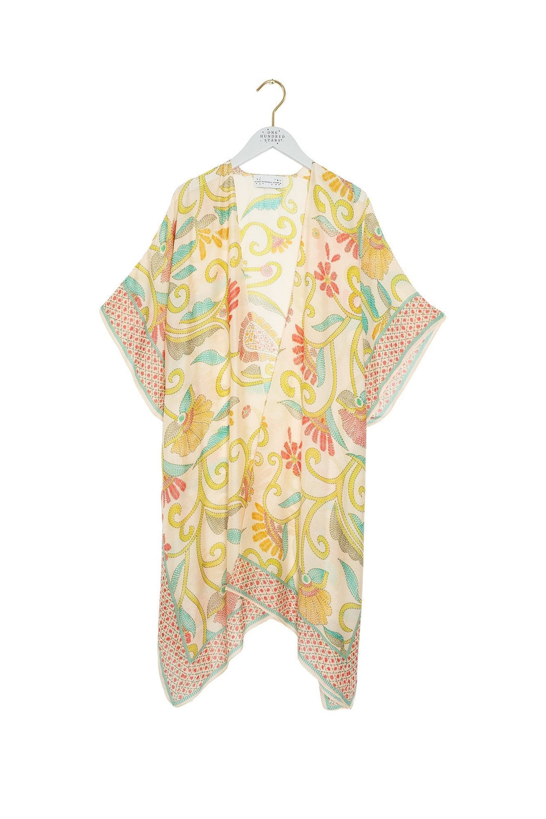 Giant Kantha Lime Throwover - One Hundred Stars