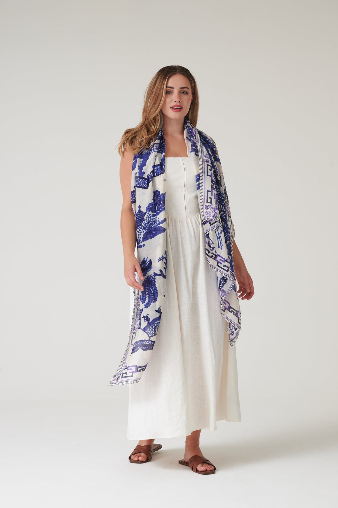 Giant Willow Blue Scarf