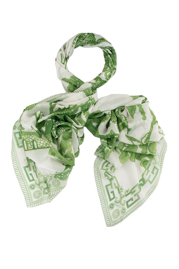 Giant Willow Green Scarf - One Hundred Stars